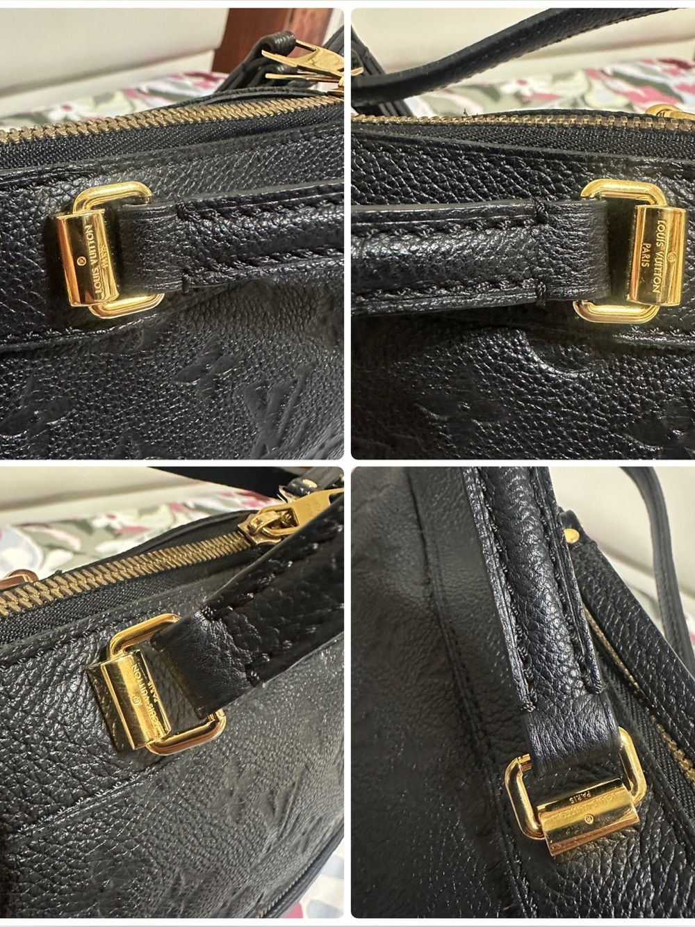 Louis Vuitton Bastille Black Monogram Empreinte Leather Bag - Picture 7 of 14